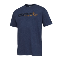 Savage Gear koszulka Signature roz. M blue melange